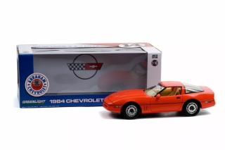 Chevrolet Corvette C4 1984 Hugger Orange Jim Gilmore & AJ Foyt Limited Edition Greenlight 1:18